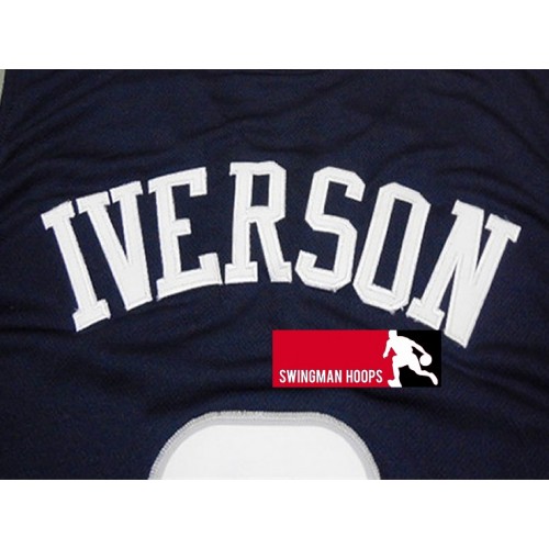 Allen Iverson Georgetown Hoyas HWC Throwback NCAA Swingman Jersey –  Basketball Jersey World