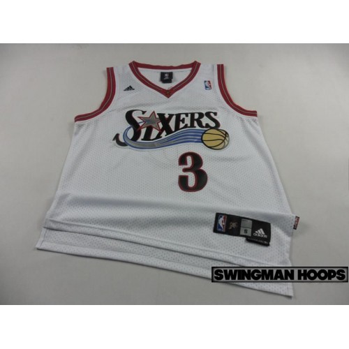 2009 Allen Iverson Philadelphia 76ers Sixers Adidas NBA Jersey