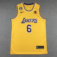 *LeBron James Los Angeles Lakers 2022-23 Yellow Jersey