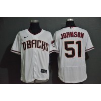 Randy Johnson Arizona Diamondbacks White Baseball Jersey