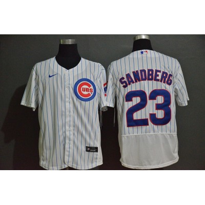 Ryne Sandberg Chicago Cubs White Baseball Jersey