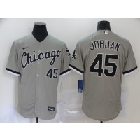 Michael Jordan Chicago White Sox Grey Baseball Jersey