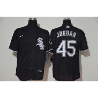 Michael Jordan Chicago White Sox Black Baseball Jersey