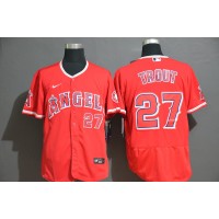 Mike Trout Los Angeles Angels Red Baseball Jersey