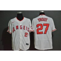 Mike Trout Los Angeles Angels White Baseball Jersey