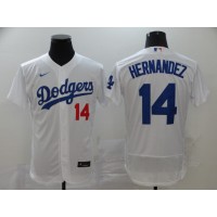Enrique Hernandez Los Angeles Dodgers White Baseball Jersey
