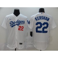 Clayton Kershaw Los Angeles Dodgers White Baseball Jersey