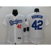 Jackie Robinson Los Angeles Dodgers White Baseball Jersey