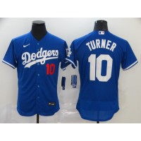 Justin Turner Los Angeles Dodgers Blue Baseball Jersey