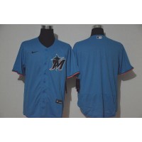 Miami Marlins Blue Baseball Jersey