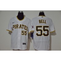 Josh Bell Pittsburgh Pirates White Baseball Jersey