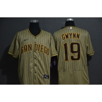 Tony Gwynn San Diego Padres Light Brown Baseball Jersey