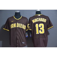 Manny Machado San Diego Padres Brown Baseball Jersey