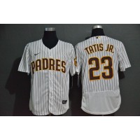 Fernando Tatís Jr. San Diego Padres White Pinstripe Baseball Jersey
