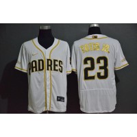 Fernando Tatís Jr. White & Gold San Diego Padres Baseball Jersey