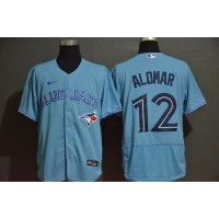 Roberto Alomar Toronto Blue Jays Light Blue Baseball Jersey