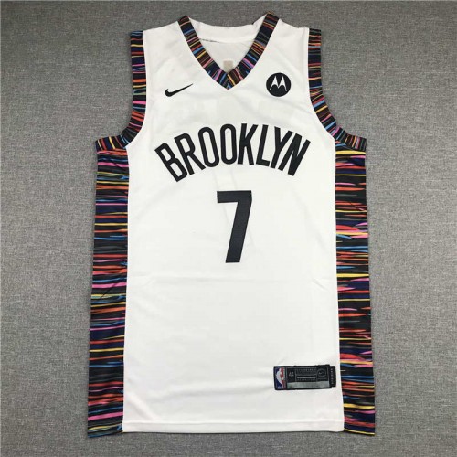 Nets #7 Kevin Durant Black 20-21' City Edition Jersey — SportsWRLDD