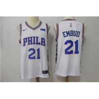 Joel Embiid Philadelphia 76ers White Jersey