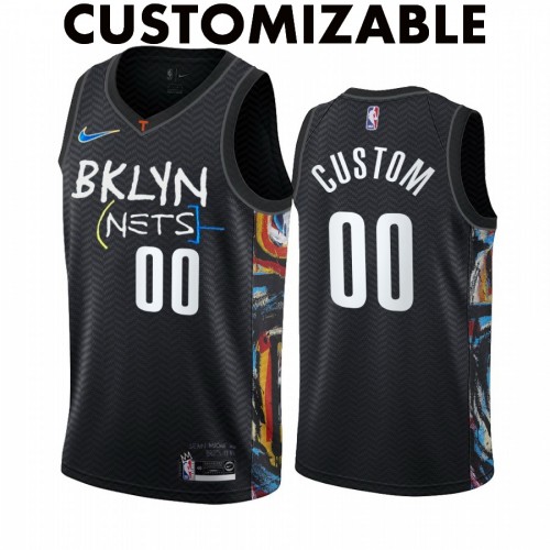Brooklyn Nets - 2020-21 Nike Swingman Blank City Edition Jersey sz