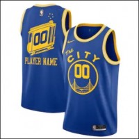 Golden State Warriors "The City" Blue Customizable Jersey