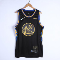 Stephen Curry Golden State Warriors 2021-22 City Edition Jersey with 75th Anniversary Logos
