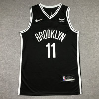 *Kyrie Irving Brooklyn Nets 2021-22 Black Jersey with 75th Anniversary Logos