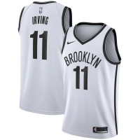 *Kyrie Irving Brooklyn Nets 2021-22 White Jersey with 75th Anniversary Logos