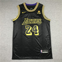 Kobe Bryant #24 Los Angeles Lakers Mamba Snakeskin 2021-22 Updated Sponsor Logo
