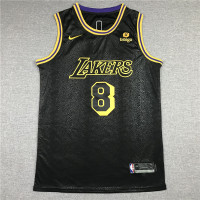 Kobe Bryant #8 Los Angeles Lakers Mamba Snakeskin 2021-22 Updated Sponsor Logo