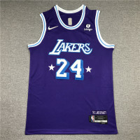 *Kobe Bryant Los Angeles Lakers 2021-22 City Edition Jersey with 75th Anniversary Logos