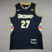 *Jamal Murray Denver Nuggets 2021-22 City Edition Jersey with 75th Anniversary Logos