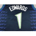 Anthony Edwards Minnesota Timberwolves 2021-22 City Edition Jersey with 75th Anniversary Logos
