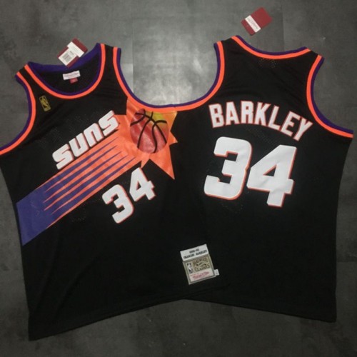 Sociale wetenschappen Verfijning Kruis aan Charles Barkley Mitchell & Ness Phoenix Suns 1992-93 Black Jersey - Super  AAA