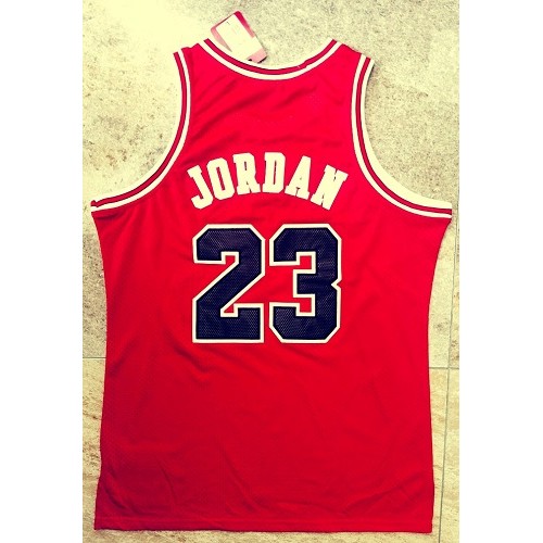 Michael Jordan Mitchell & Ness Chicago Bulls Black Sleeved Jersey - Super  AAA
