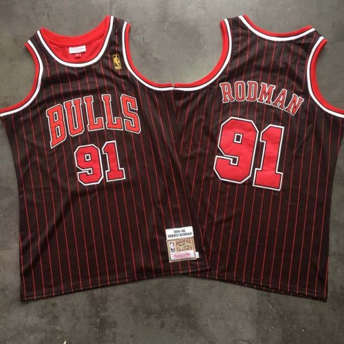 Dennis Rodman Mitchell & Ness Chicago Bulls 1996-97 Pinstripe