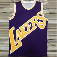 Los Angeles Lakers Purple M&N Big Face Jersey