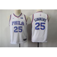 Ben Simmons Philadelphia 76ers White Kids/Youth Jersey