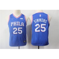 Ben Simmons Philadelphia 76ers Blue Kids/Youth Jersey