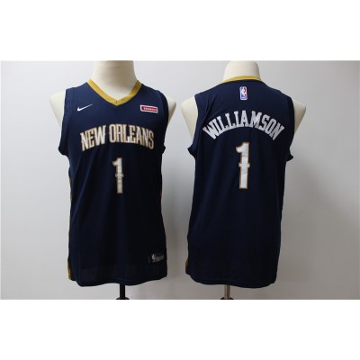Zion Williamson New Orleans Pelicans Navy Blue Kids/Youth Jersey