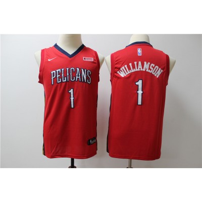 Zion Williamson New Orleans Pelicans Red Kids/Youth Jersey