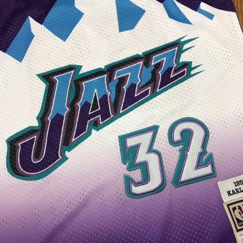 Shop Mitchell & Ness Utah Jazz Karl Malone 1996-1997 Swingman Jersey  SMJYGS18216-UJAPURP96KMA purple