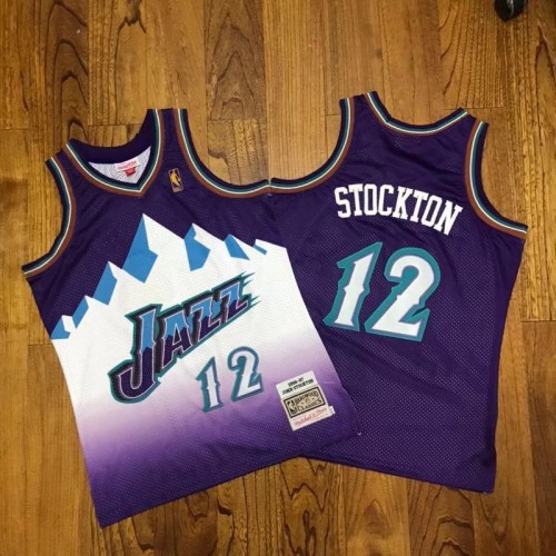 purple john stockton jersey