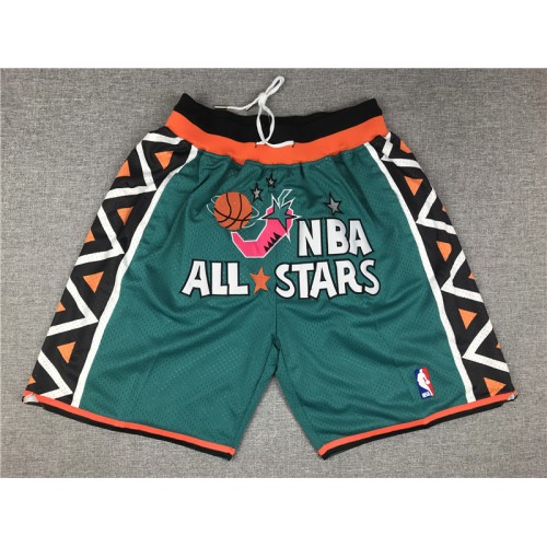 JUST DON 1996 All-Stars East Teal Shorts