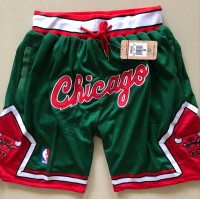 Chicago Bulls Green JUST DON Shorts