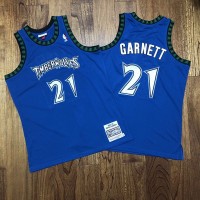 Kevin Garnett Mitchell & Ness Minnesota Timberwolves 2003-04 MVP Season Blue Jersey - Super AAA