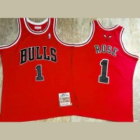 Derrick Rose Mitchell & Ness Chicago Bulls Rookie Season 2008-09 Red Jersey - Super AAA