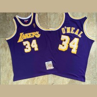 Shaquille O'Neal Mitchell & Ness Los Angeles Lakers 1996-97 Purple Jersey - Super AAA
