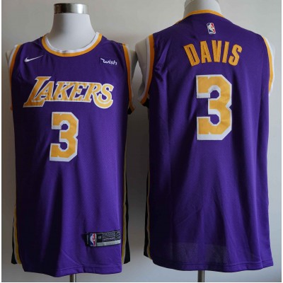 Anthony Davis Los Angeles Lakers Purple Jersey