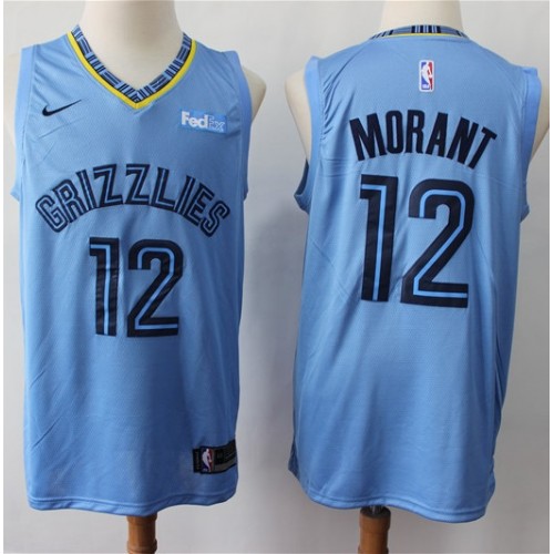 NBA Memphis Grizzlies Ja Morant 12 Team 2020 Black 3D Fleece Hoodie •  Kybershop
