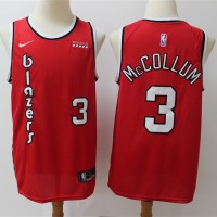 CJ McCollum 2019-20 Portland Trail Blazers Throwback Red Jersey